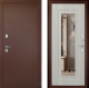 Входная металлическая Дверь (Дверной Континент) Гарант - 1 Зеркало Сандал белый в Павловском Посаде