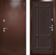 Входная металлическая Дверь (Дверной Континент) Термаль Ультра Венге в Павловском Посаде