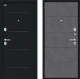 Входная металлическая Дверь внутреннего открывания Bravo Граффити-1 Инсайд Букле черное/Slate Art в Павловском Посаде
