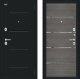 Входная металлическая Дверь Bravo Лайн Букле черное/Grey Veralinga в Павловском Посаде