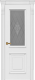 Межкомнатная дверь Диана ПО белая эмаль (мателюкс с фрезеровкой) в Павловском Посаде