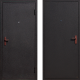 Входная металлическая Дверь ЭКО АМД-1 Чёрный шёлк  в Павловском Посаде