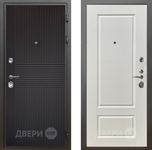 Дверь Шелтер (SHELTER) Комфорт Черная шагрень 5 Силк тирамиссу в Павловском Посаде