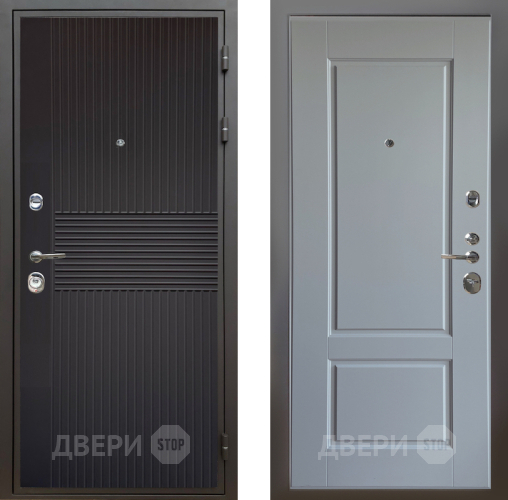 Дверь Шелтер (SHELTER) Комфорт Черная шагрень 6 Силк Маус в Павловском Посаде