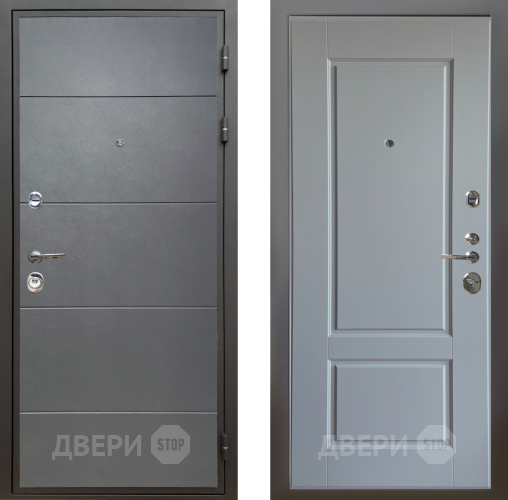 Входная металлическая Дверь Шелтер (SHELTER) Комфорт Лофт графит 6 Силк Маус в Павловском Посаде