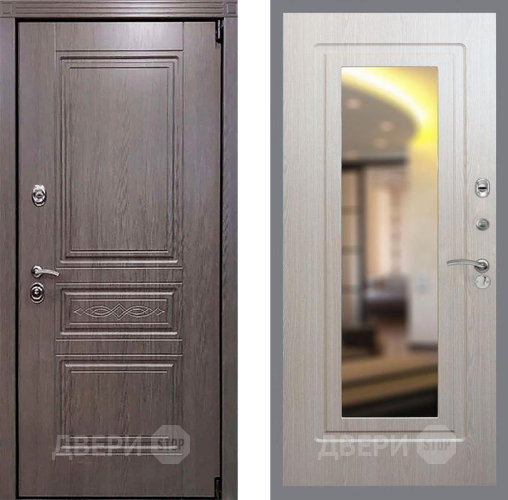 Входная металлическая Дверь Рекс (REX) Пренмиум-S FLZ-120 Беленый дуб в Павловском Посаде