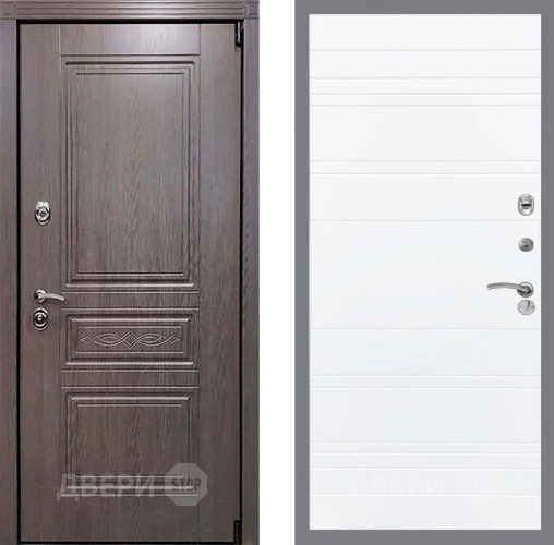 Входная металлическая Дверь Рекс (REX) Пренмиум-S Line Силк Сноу в Павловском Посаде