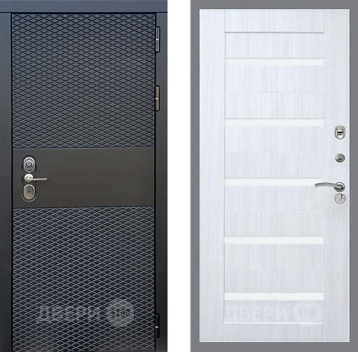 Входная металлическая Дверь Стоп БЛЭК CISA СБ-14 Сандал белый в Павловском Посаде