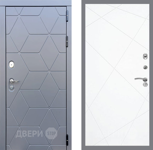 Входная металлическая Дверь Стоп КОСМО ФЛ-291 Силк Сноу в Павловском Посаде