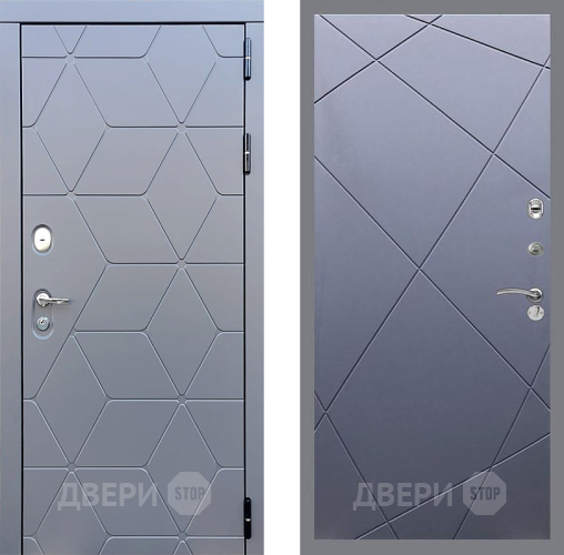 Входная металлическая Дверь Стоп КОСМО ФЛ-291 Силк титан в Павловском Посаде