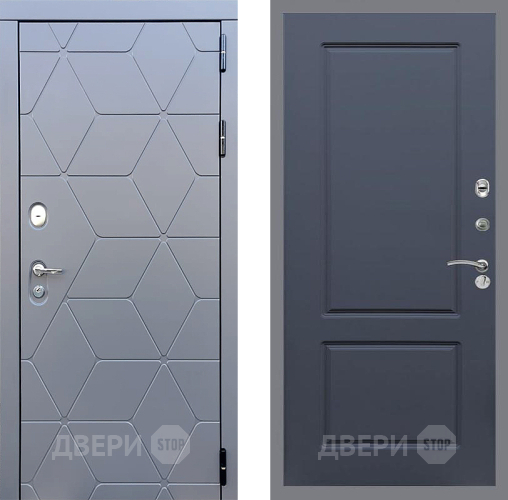 Входная металлическая Дверь Стоп КОСМО ФЛ-117 Силк титан в Павловском Посаде