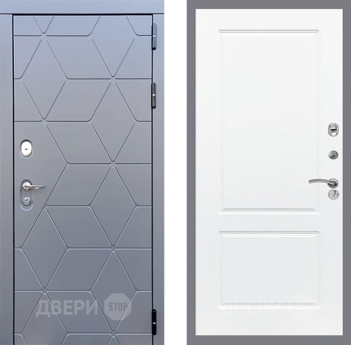 Дверь Стоп КОСМО ФЛ-117 Силк Сноу в Павловском Посаде