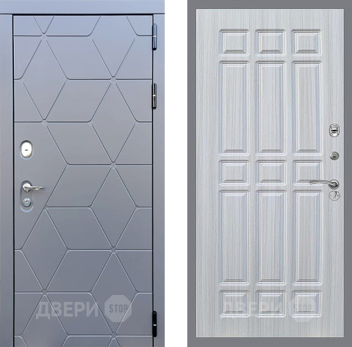 Входная металлическая Дверь Стоп КОСМО ФЛ-33 Сандал белый в Павловском Посаде
