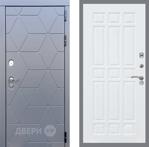 Входная металлическая Дверь Стоп КОСМО ФЛ-33 Силк Сноу в Павловском Посаде