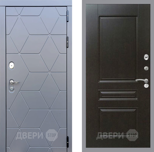Входная металлическая Дверь Стоп КОСМО ФЛ-243 Венге в Павловском Посаде