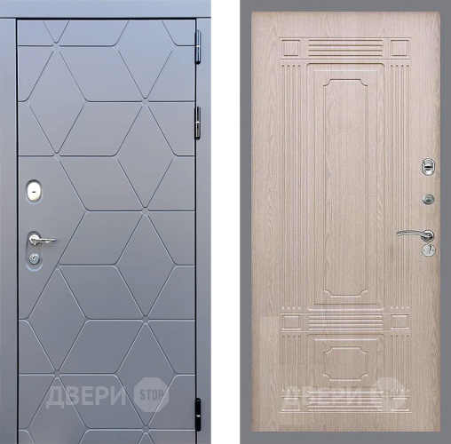 Дверь Стоп КОСМО ФЛ-2 Беленый дуб в Павловском Посаде