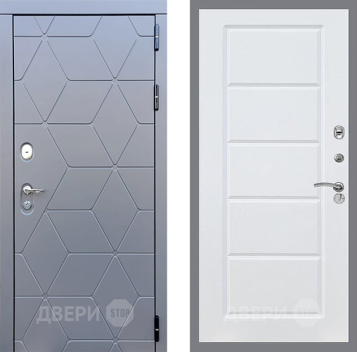 Входная металлическая Дверь Стоп КОСМО ФЛ-39 Силк Сноу в Павловском Посаде