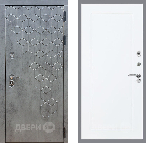 Входная металлическая Дверь Стоп БЕТОН ФЛ-119 Силк Сноу в Павловском Посаде