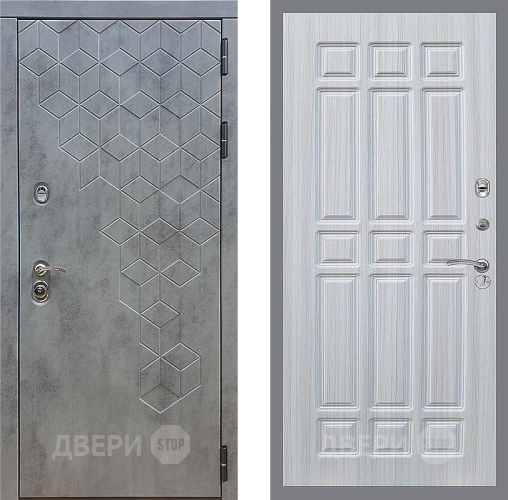 Входная металлическая Дверь Стоп БЕТОН ФЛ-33 Сандал белый в Павловском Посаде