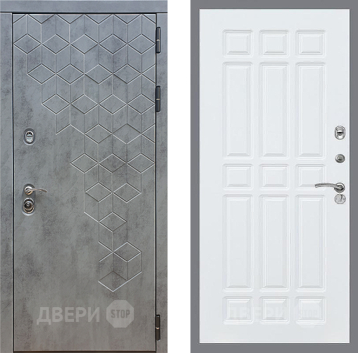Входная металлическая Дверь Стоп БЕТОН ФЛ-33 Силк Сноу в Павловском Посаде