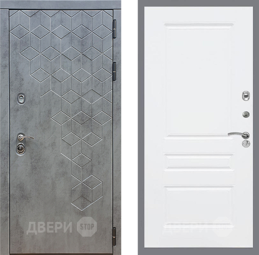 Дверь Стоп БЕТОН ФЛ-243 Силк Сноу в Павловском Посаде