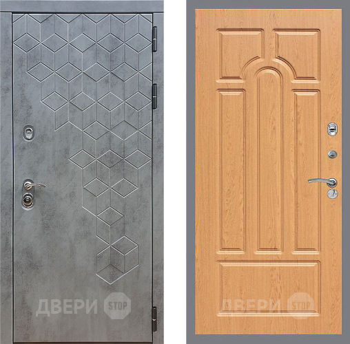 Дверь Стоп БЕТОН ФЛ-58 Дуб в Павловском Посаде