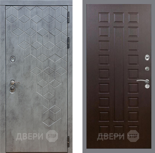 Дверь Стоп БЕТОН ФЛ-183 Венге в Павловском Посаде