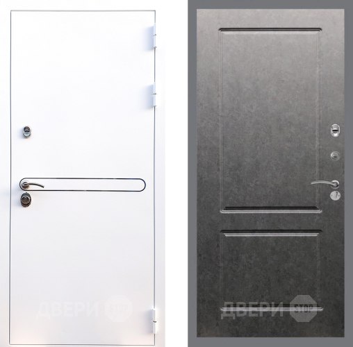 Входная металлическая Дверь Стоп Лайн Вайт ФЛ-117 Штукатурка графит в Павловском Посаде