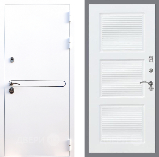 Входная металлическая Дверь Стоп Лайн Вайт ФЛ-1 Силк Сноу в Павловском Посаде