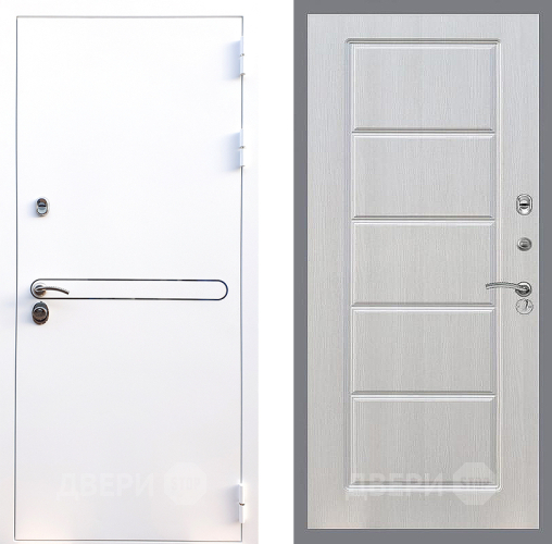 Входная металлическая Дверь Стоп Лайн Вайт ФЛ-39 Лиственница беж в Павловском Посаде