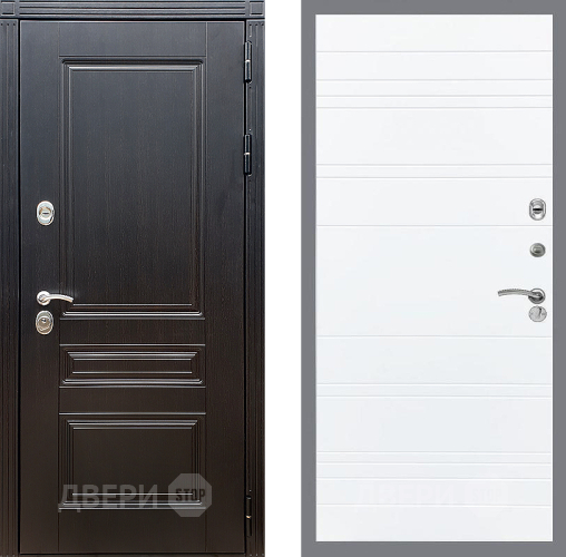 Входная металлическая Дверь Стоп МЕГАПОЛИС Лайн Силк Сноу в Павловском Посаде