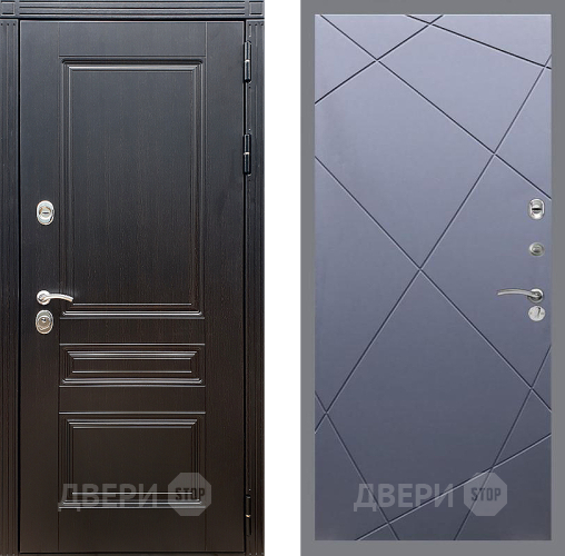 Входная металлическая Дверь Стоп МЕГАПОЛИС ФЛ-291 Силк титан в Павловском Посаде