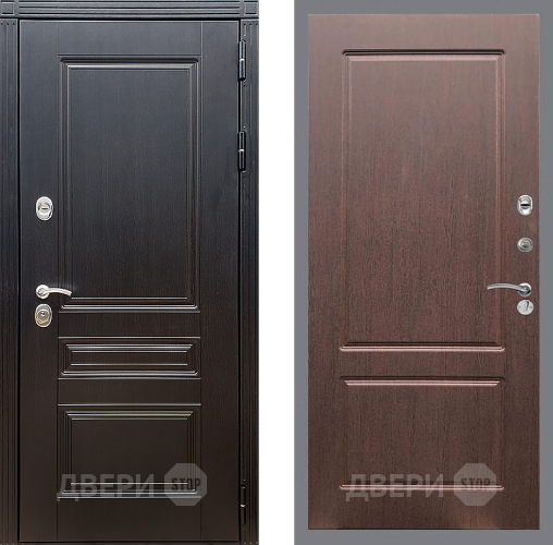 Входная металлическая Дверь Стоп МЕГАПОЛИС ФЛ-117 Орех премиум в Павловском Посаде