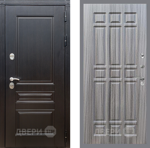 Входная металлическая Дверь Стоп МЕГАПОЛИС ФЛ-33 Сандал грей в Павловском Посаде