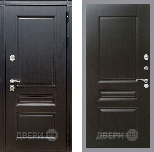 Входная металлическая Дверь Стоп МЕГАПОЛИС ФЛ-243 Венге в Павловском Посаде