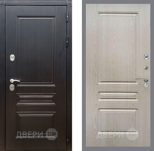 Входная металлическая Дверь Стоп МЕГАПОЛИС ФЛ-243 Беленый дуб в Павловском Посаде