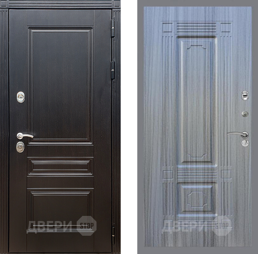 Входная металлическая Дверь Стоп МЕГАПОЛИС ФЛ-2 Сандал грей в Павловском Посаде