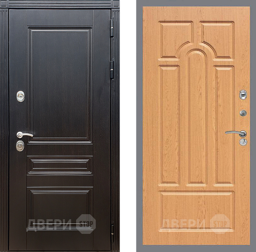 Входная металлическая Дверь Стоп МЕГАПОЛИС ФЛ-58 Дуб в Павловском Посаде