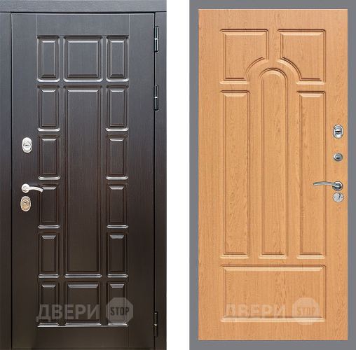 Входная металлическая Дверь Стоп НЬЮ ЙОРК ФЛ-58 Дуб в Павловском Посаде