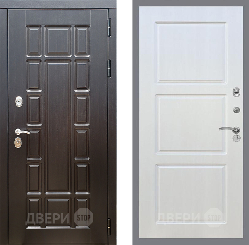 Входная металлическая Дверь Стоп НЬЮ ЙОРК ФЛ-3 Лиственница беж в Павловском Посаде