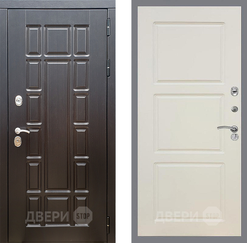 Входная металлическая Дверь Стоп НЬЮ ЙОРК ФЛ-3 Шампань в Павловском Посаде