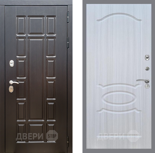 Входная металлическая Дверь Стоп НЬЮ ЙОРК ФЛ-128 Сандал белый в Павловском Посаде