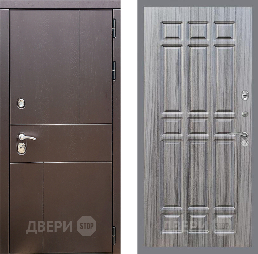 Входная металлическая Дверь Стоп УРБАН ФЛ-33 Сандал грей в Павловском Посаде
