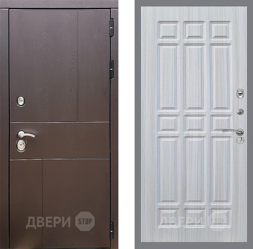 Входная металлическая Дверь Стоп УРБАН ФЛ-33 Сандал белый в Павловском Посаде