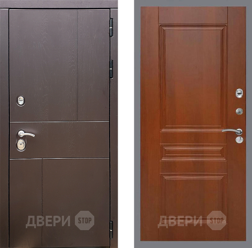 Входная металлическая Дверь Стоп УРБАН ФЛ-243 Итальянский орех в Павловском Посаде