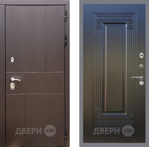 Входная металлическая Дверь Стоп УРБАН ФЛ-4 Венге в Павловском Посаде