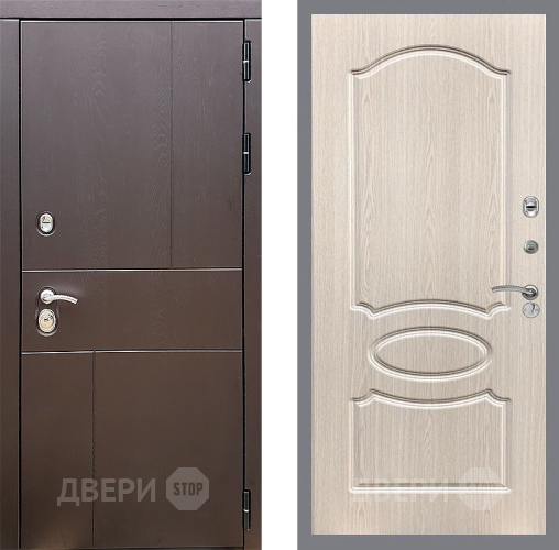 Дверь Стоп УРБАН ФЛ-128 Беленый дуб в Павловском Посаде