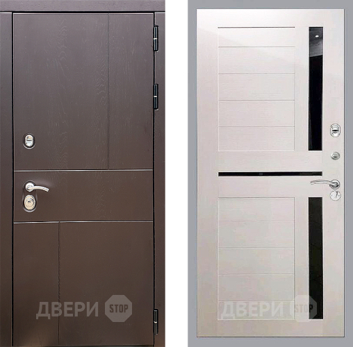 Входная металлическая Дверь Стоп УРБАН СБ-18 Лиственница беж в Павловском Посаде