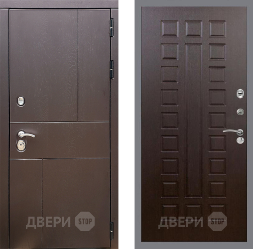 Входная металлическая Дверь Стоп УРБАН ФЛ-183 Венге в Павловском Посаде