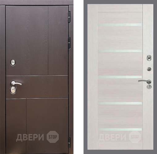 Входная металлическая Дверь Стоп УРБАН СБ-14 Лиственница беж в Павловском Посаде